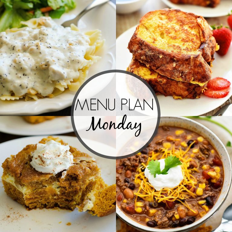 Menu Plan Monday