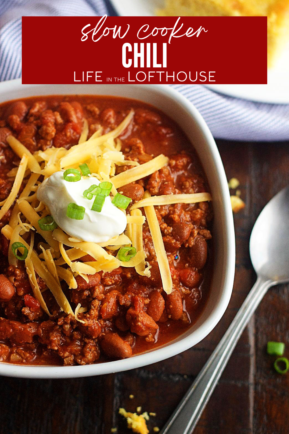 Slow Cooker Chili is quickly going to&nbsp;become a family favorite. It&rsquo;s simple, comforting, absolutely delicious, and will warm you up&nbsp;on a chilly fall night.