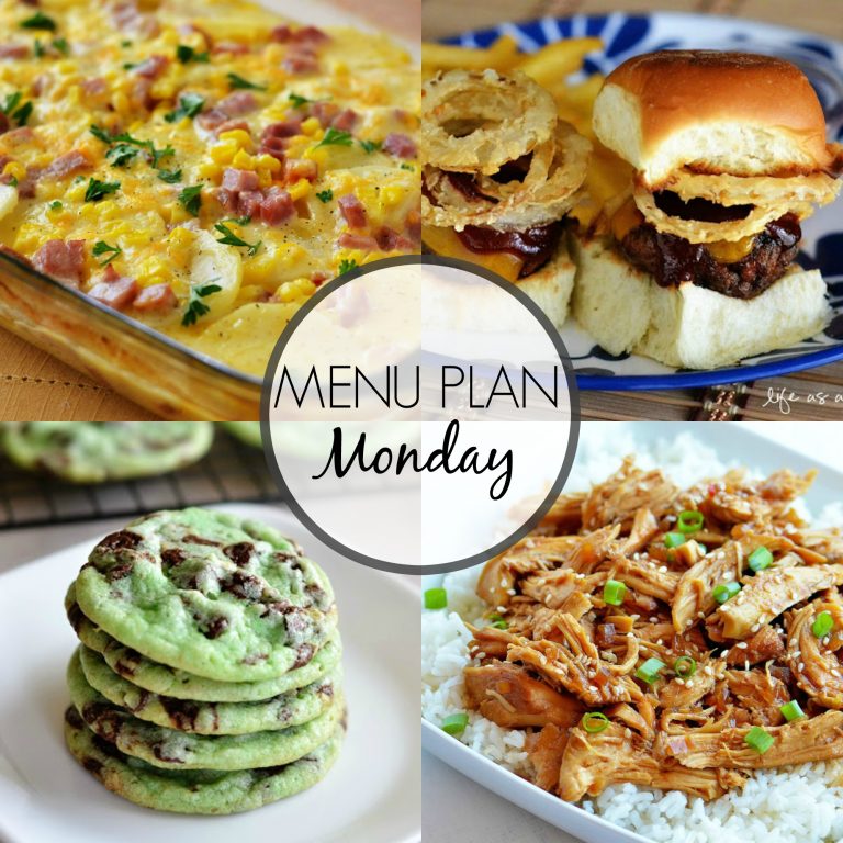 Menu Plan Monday