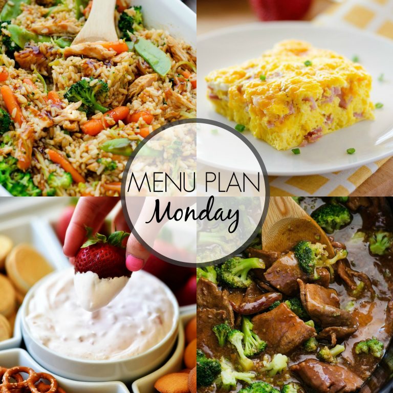 Menu Plan Monday #269