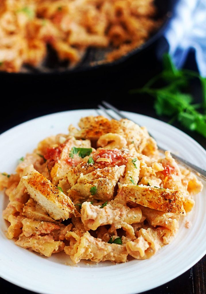 Chicken Taco Alfredo