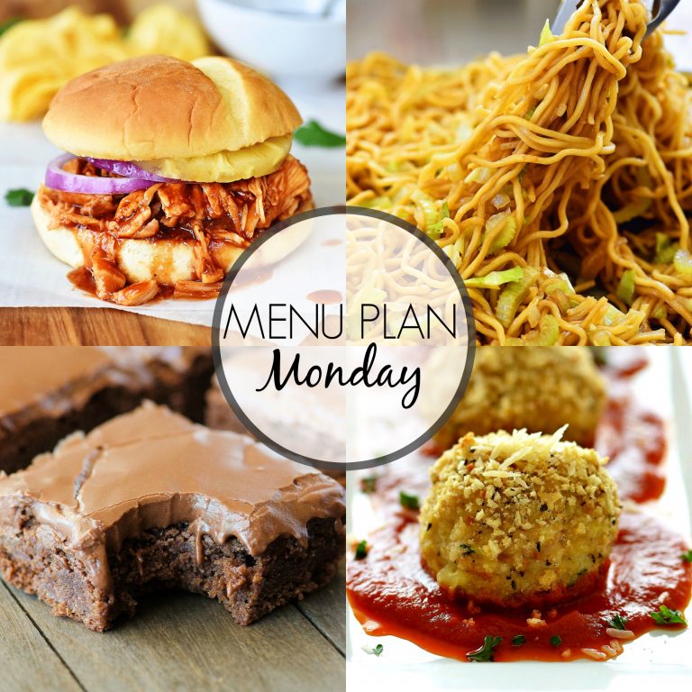 Menu Plan Monday #273