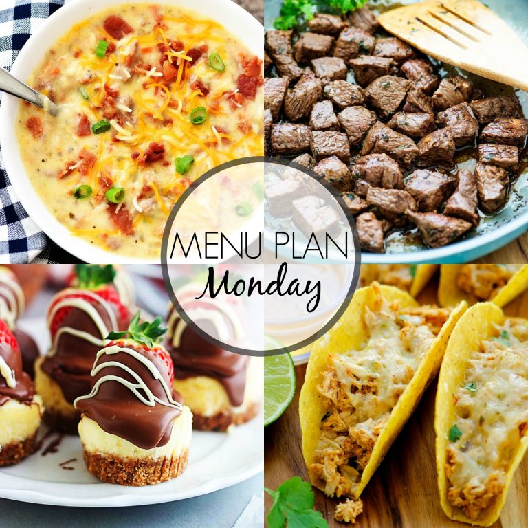 Menu Plan Monday #274