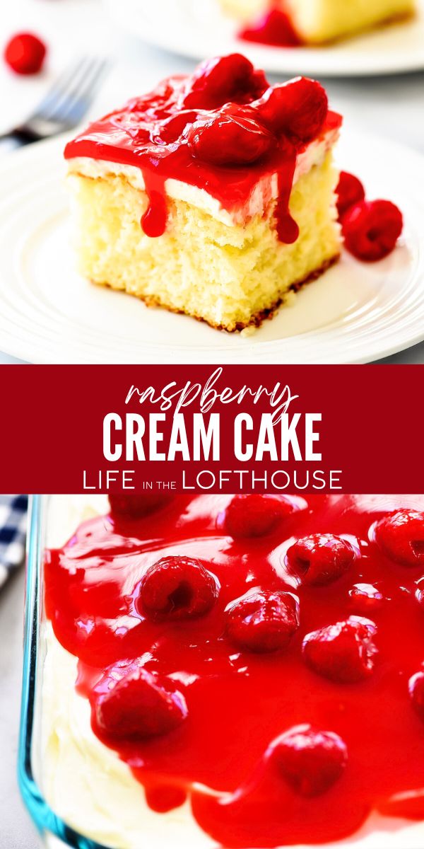 Raspberry Cream Cake