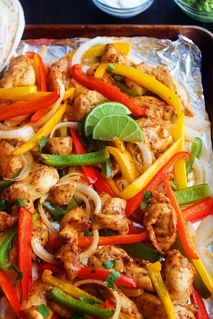 Sheet Pan Chicken Fajitas