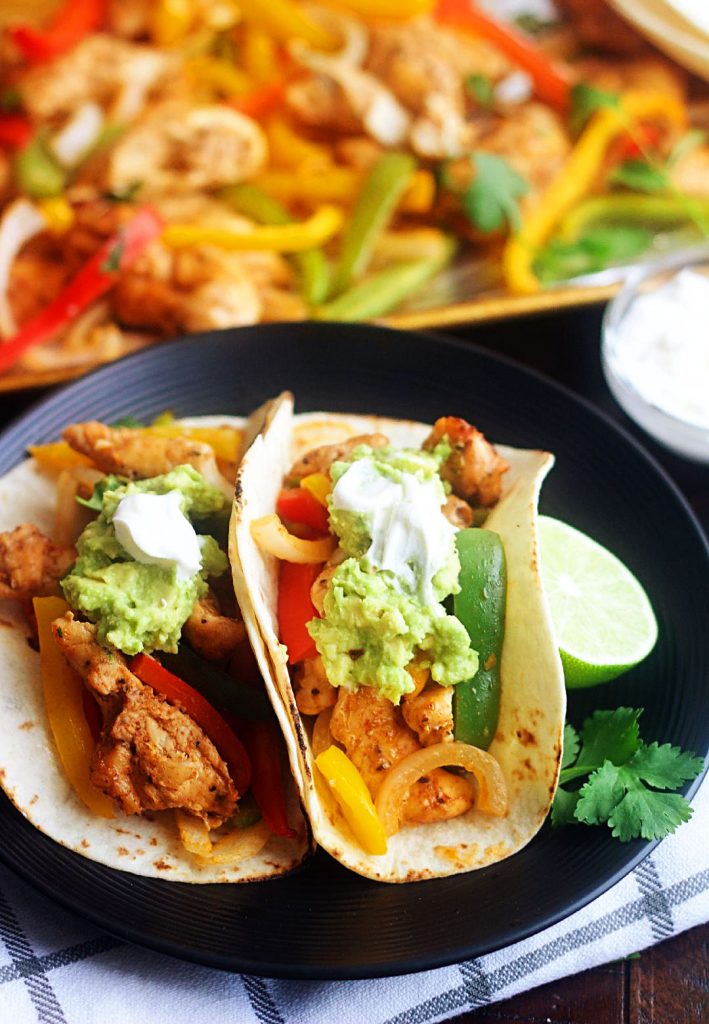 Sheet Pan Chicken Fajitas