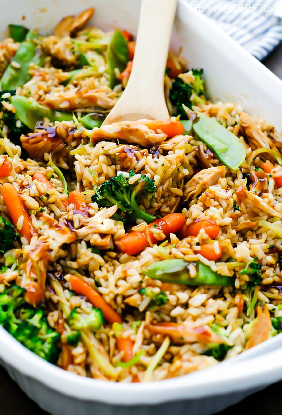 Teriyaki Chicken with rice and veggies