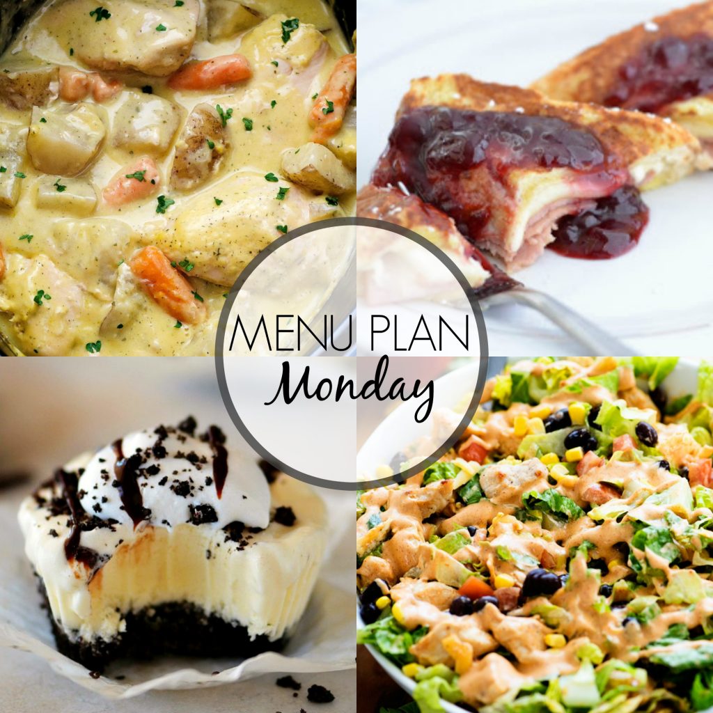 Menu Plan Monday 