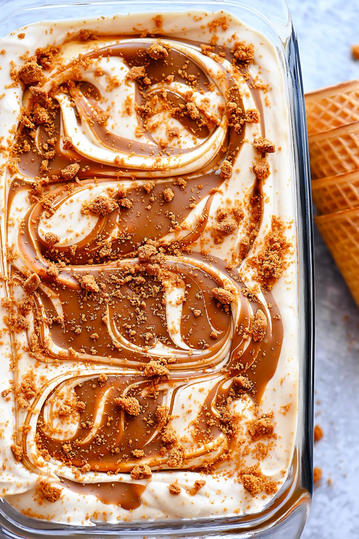 Homemade Biscoff Ice Cream