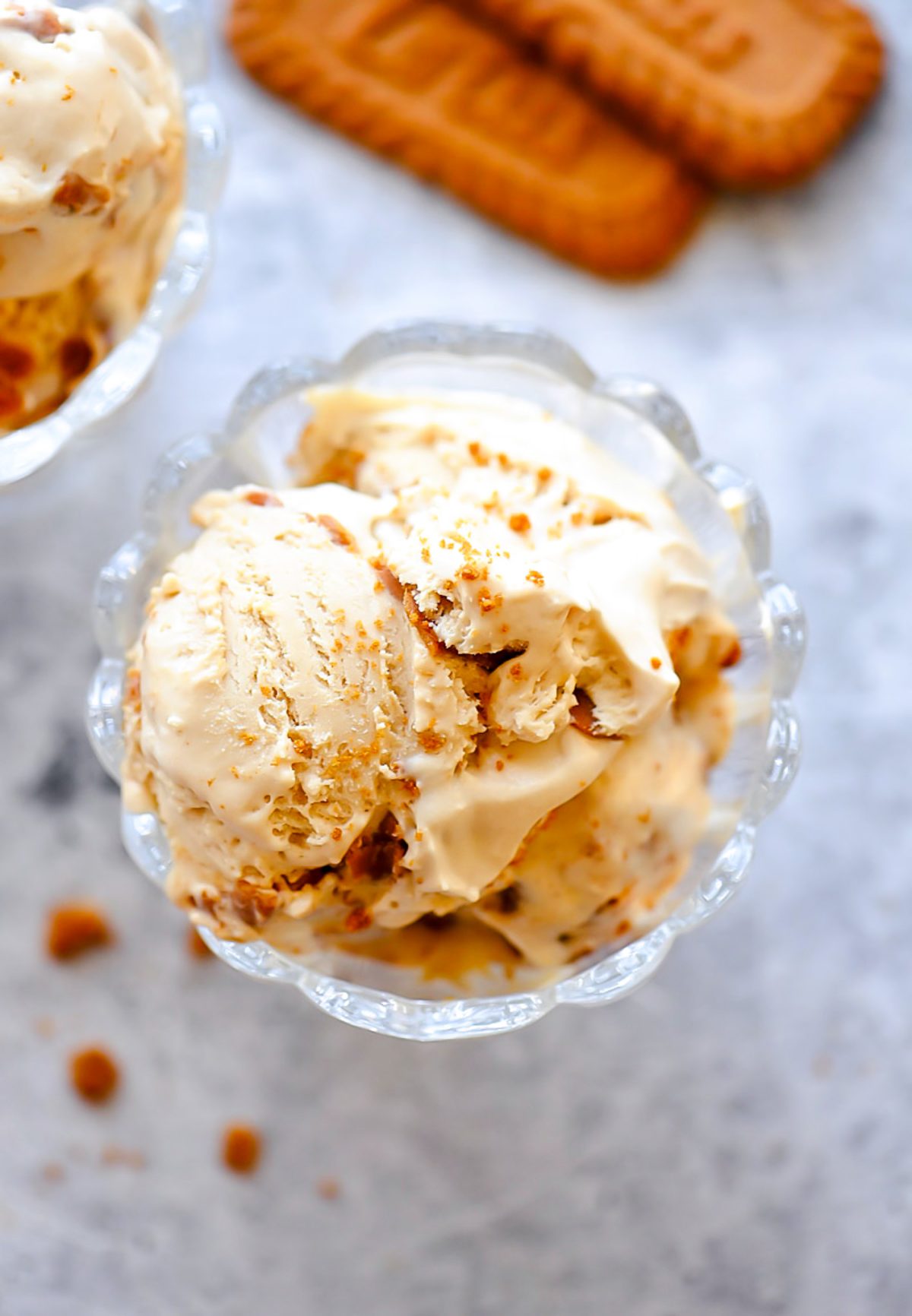 Homemade Biscoff Ice Cream