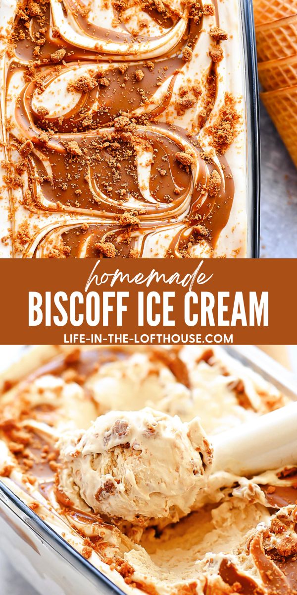 Homemade Biscoff Ice Cream