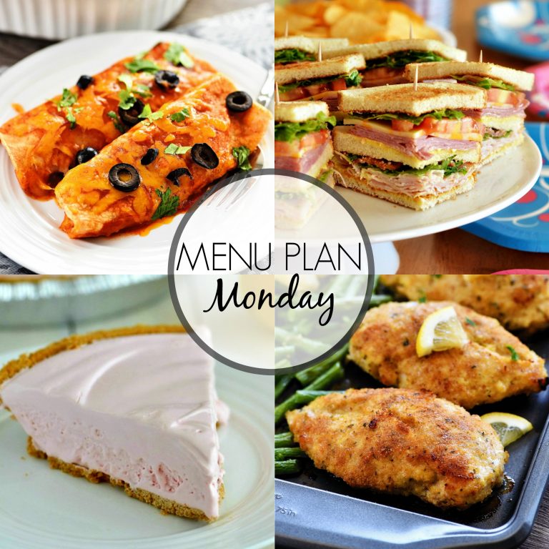 Menu Plan Monday #288