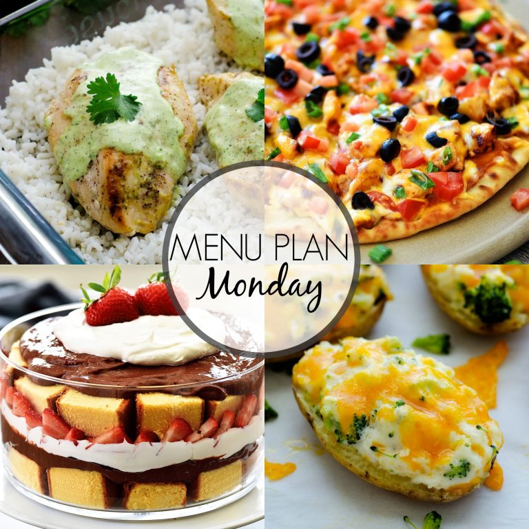 Menu Plan Monday