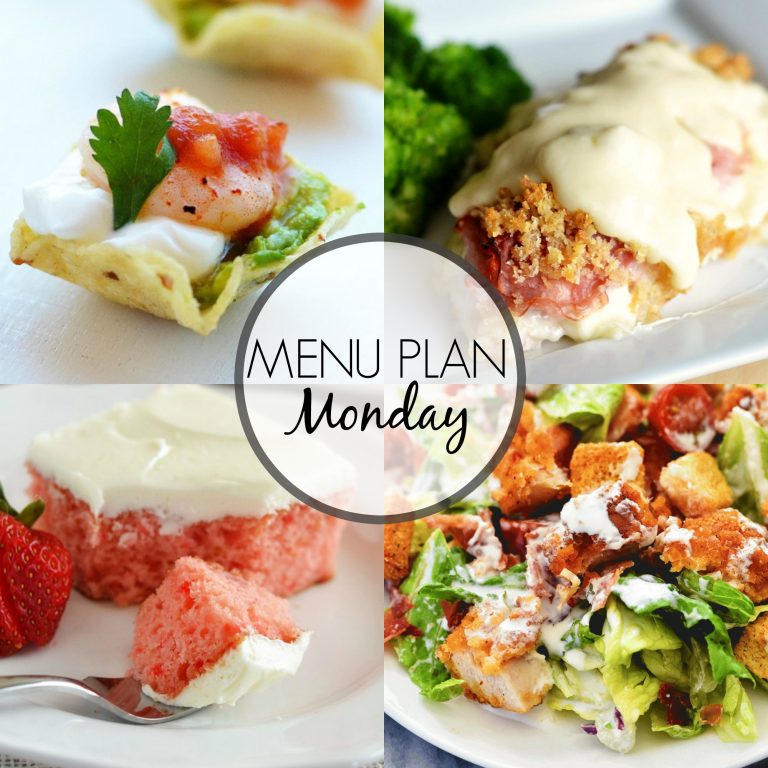 Menu Plan Monday