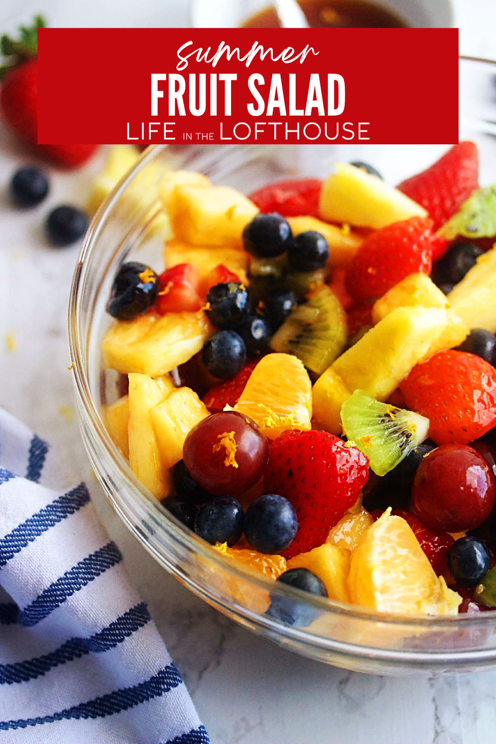 Summer Fruit Salad Pinterest Pin