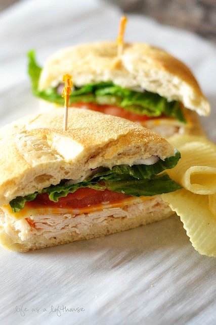 Chicken Caesar Sandwiches