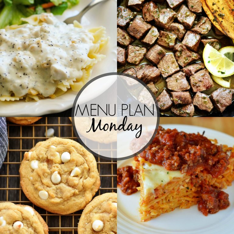Menu Plan Monday