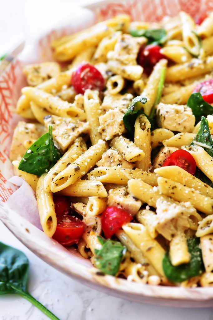 Chicken Pesto Pasta Salad