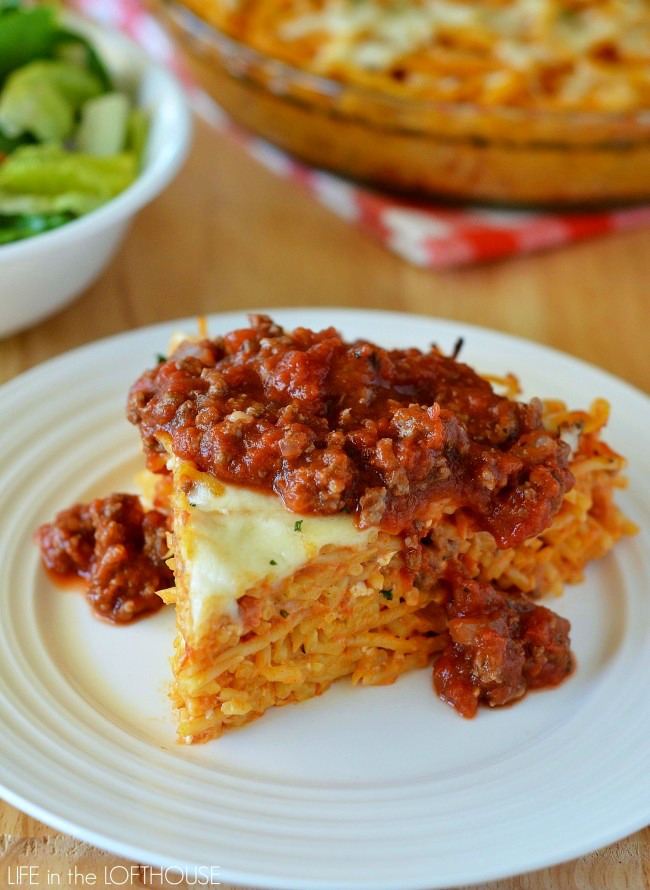 Spaghetti Pie 