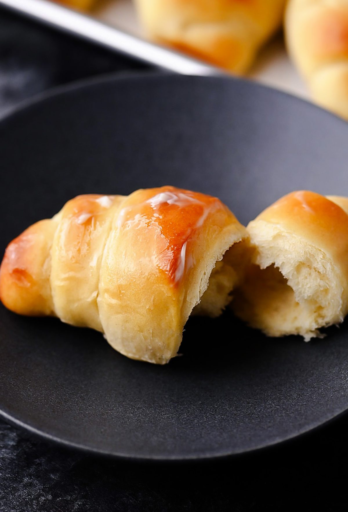 Amazing Dinner Rolls with butter