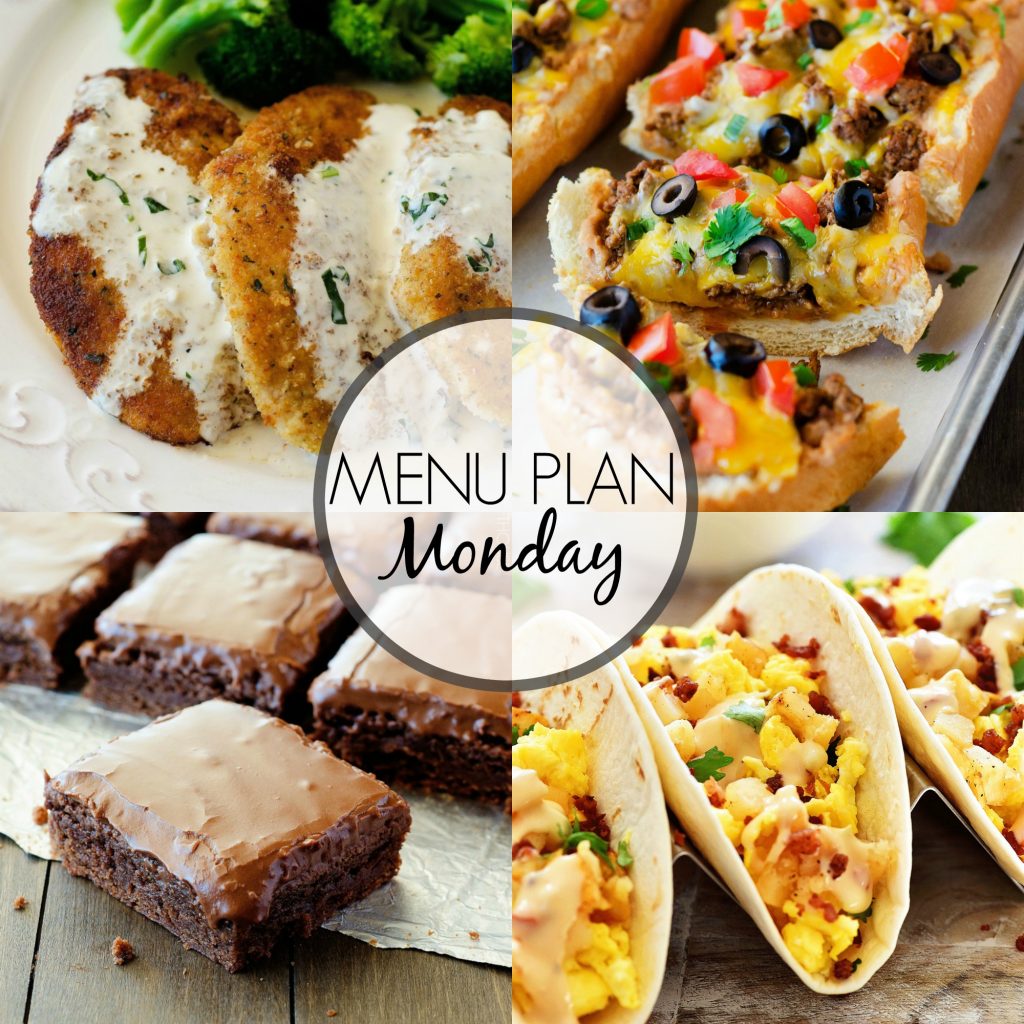 Menu Plan Monday 
