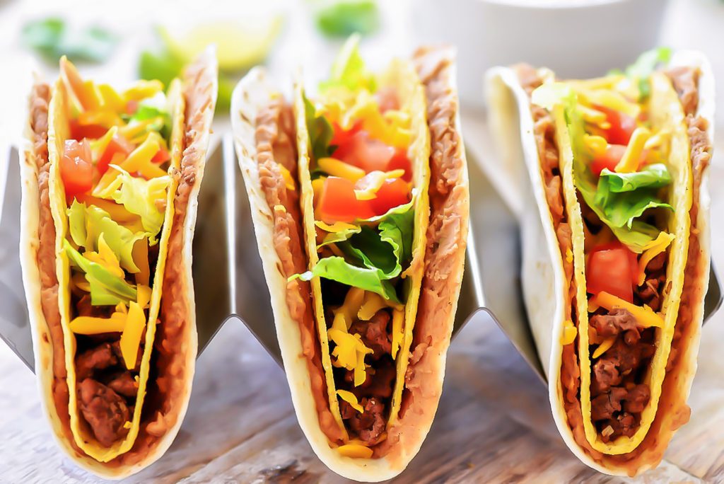 Beef and Bean Tacos
