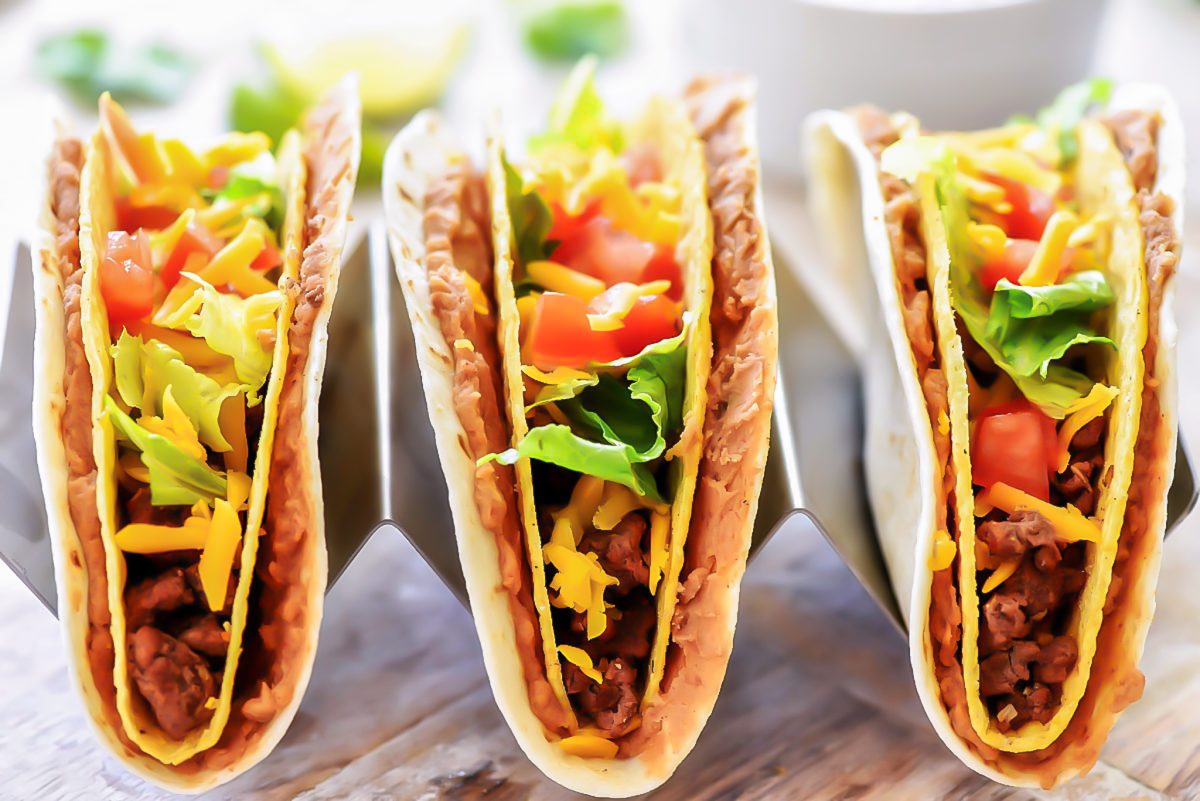 Beef and Bean Tacos