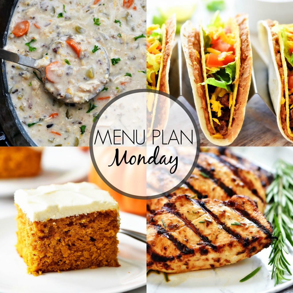 Menu Plan Monday 304