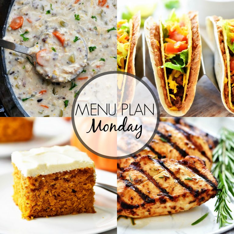 Menu Plan Monday 304