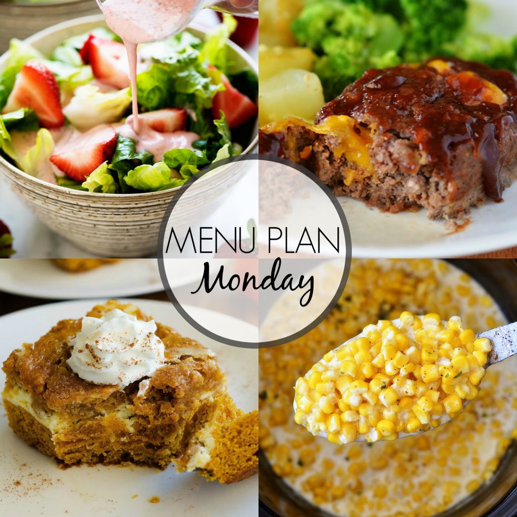 Menu Plan Monday 307