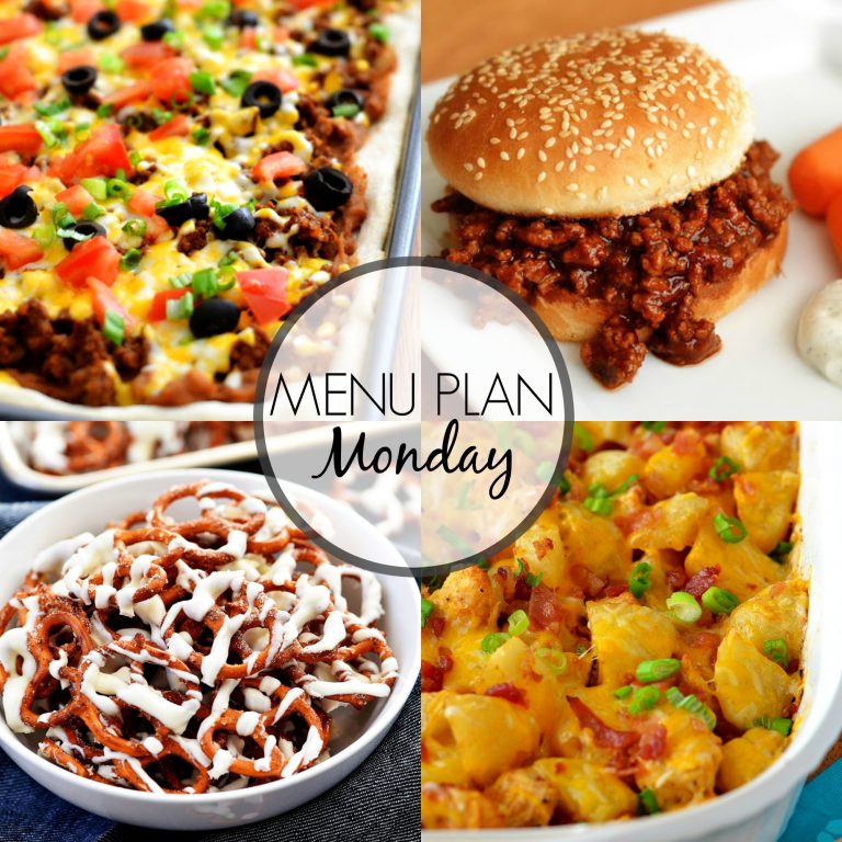 Menu Plan Monday