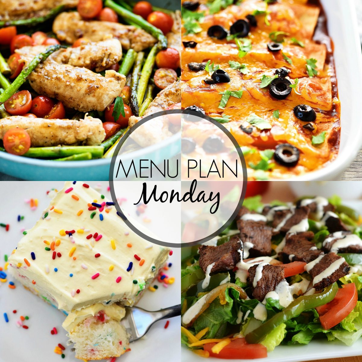 Menu Plan Monday 