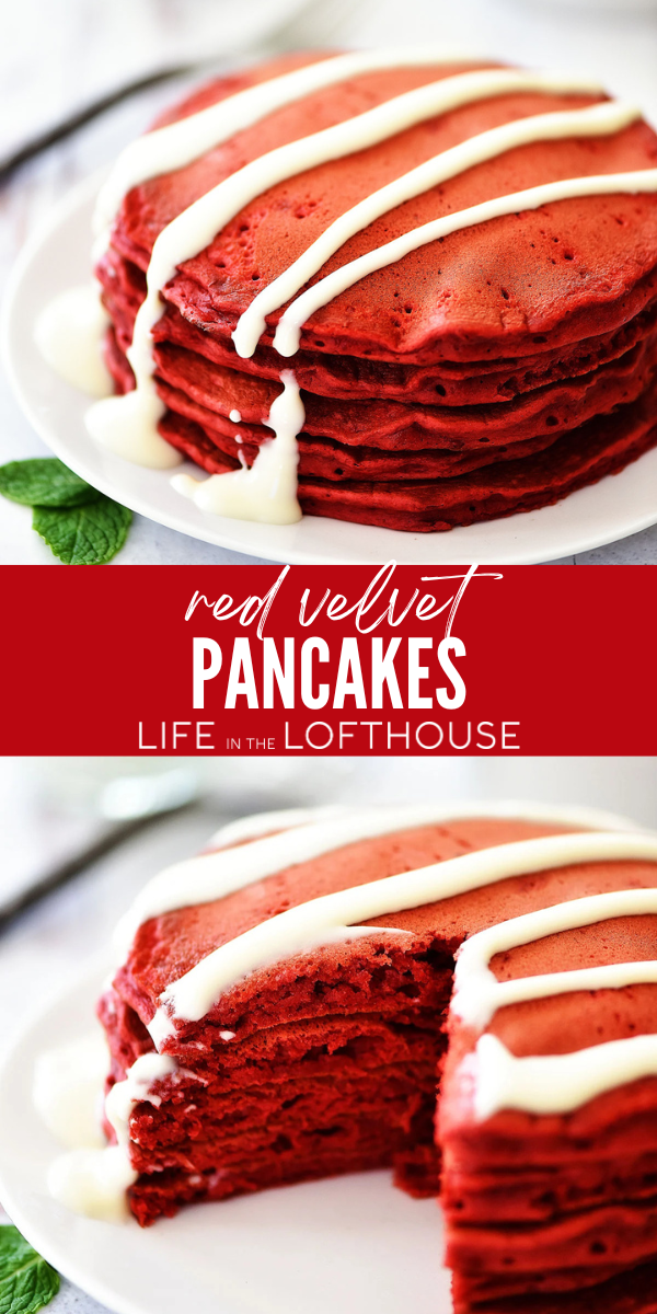 Red Velvet Pancakes Pinterest Pin