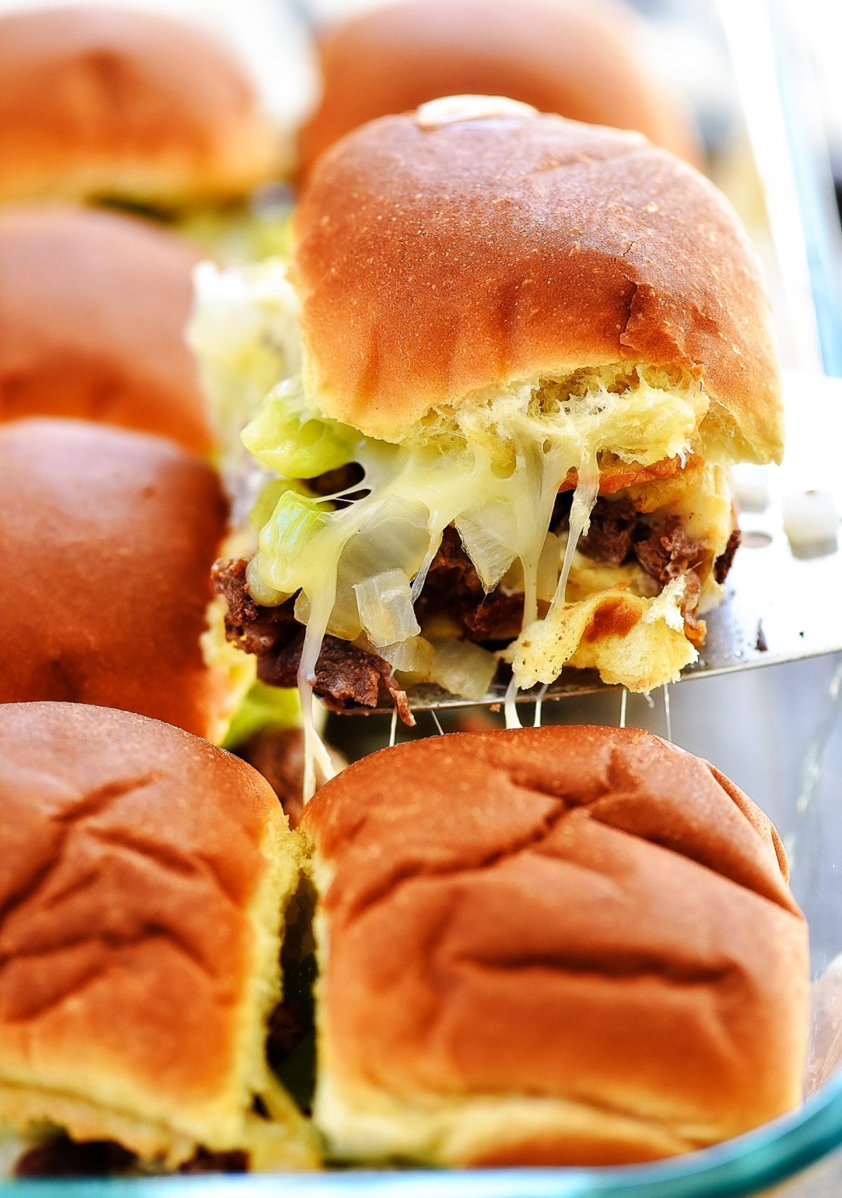 Cheesesteak Slider Sandwiches