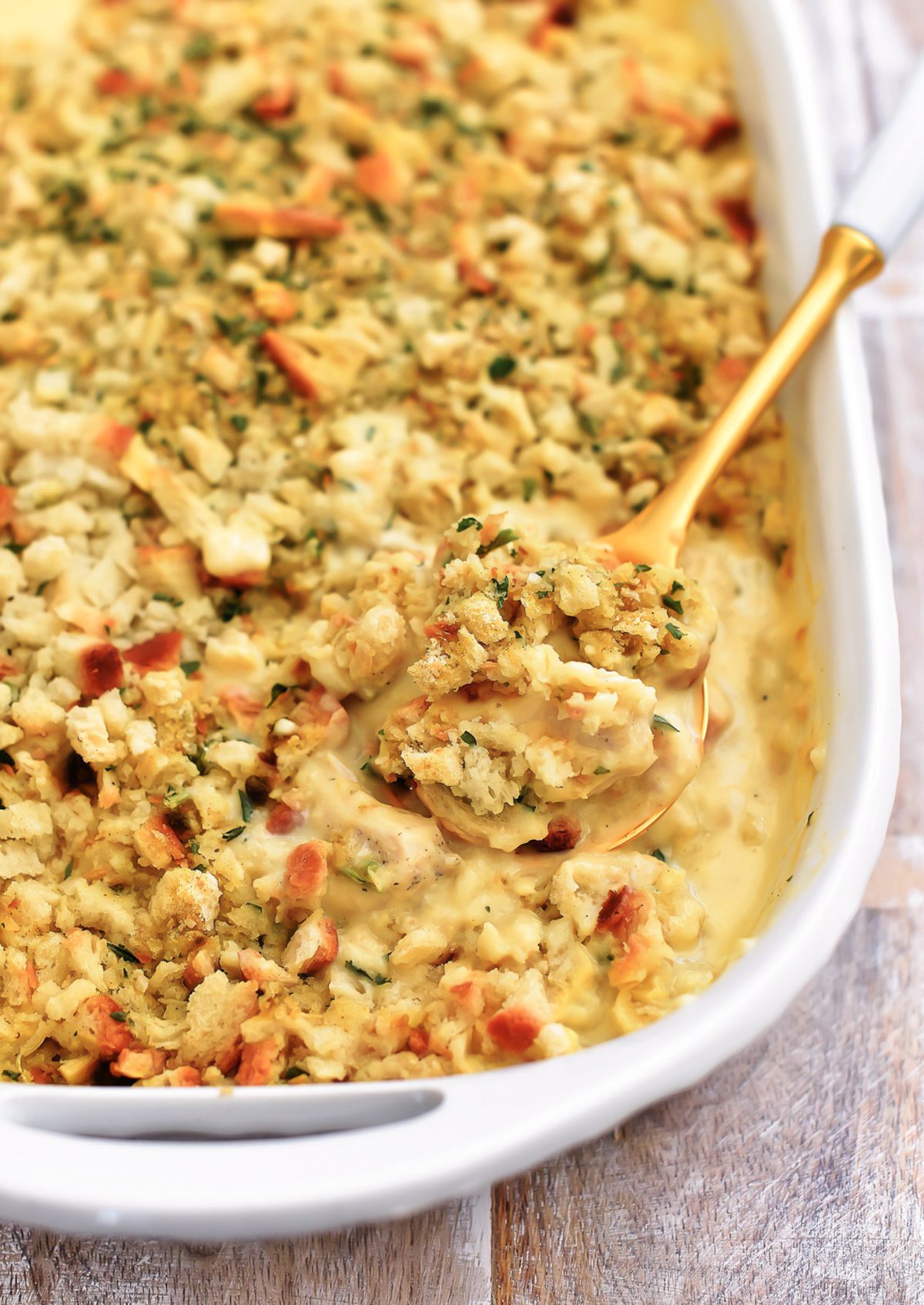 Chicken Bake with Stuffing