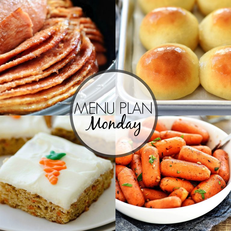Menu Plan Monday is a list of delicious dinner ideas! Each plan includes six dinners and one dessert.