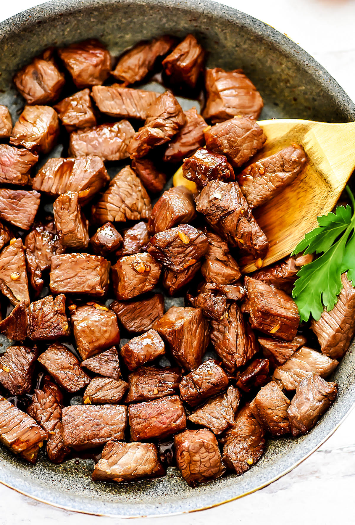 Honey Garlic Steak Bites
