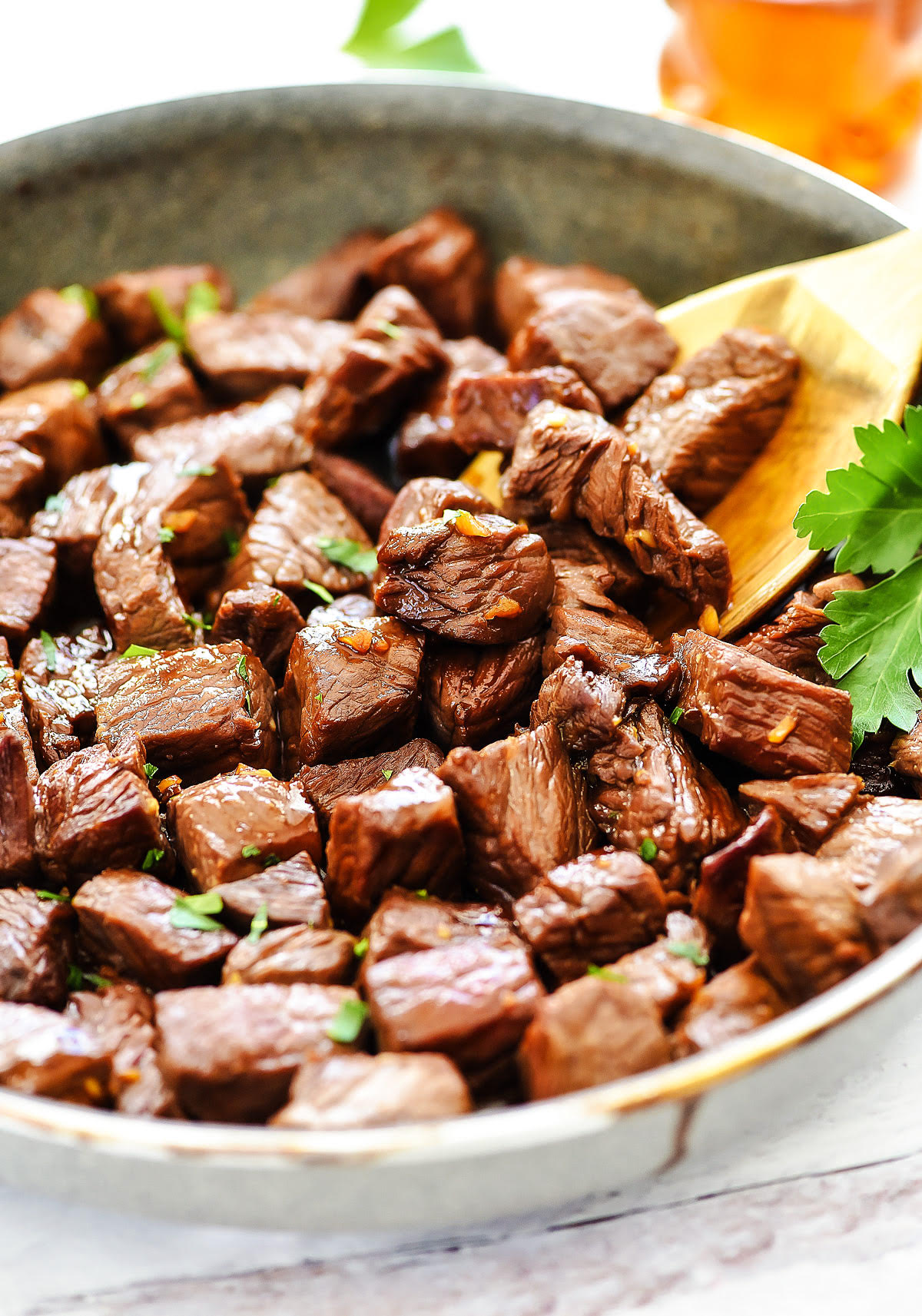 Honey Garlic Steak Bites
