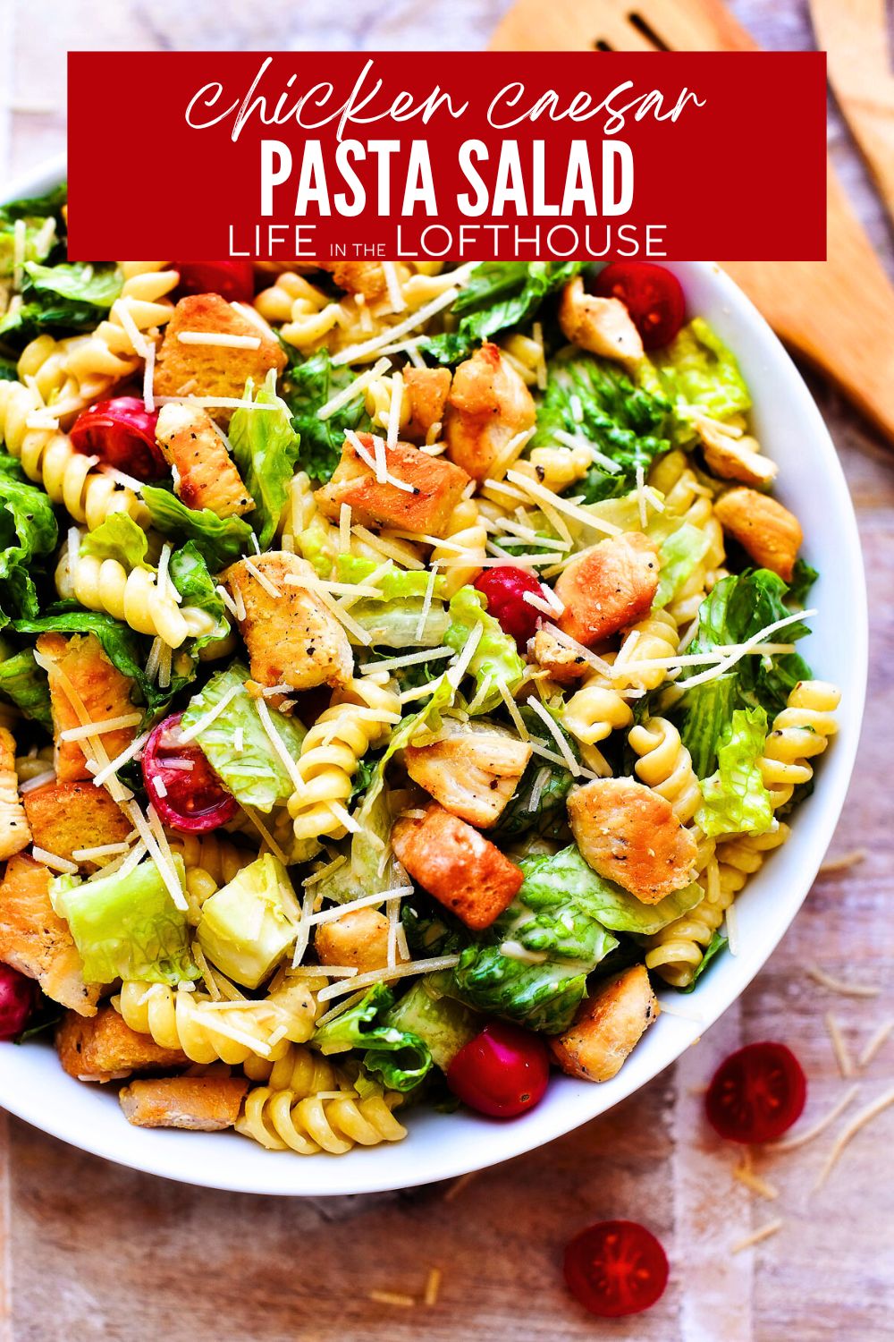 Chicken Caesar Pasta Salad