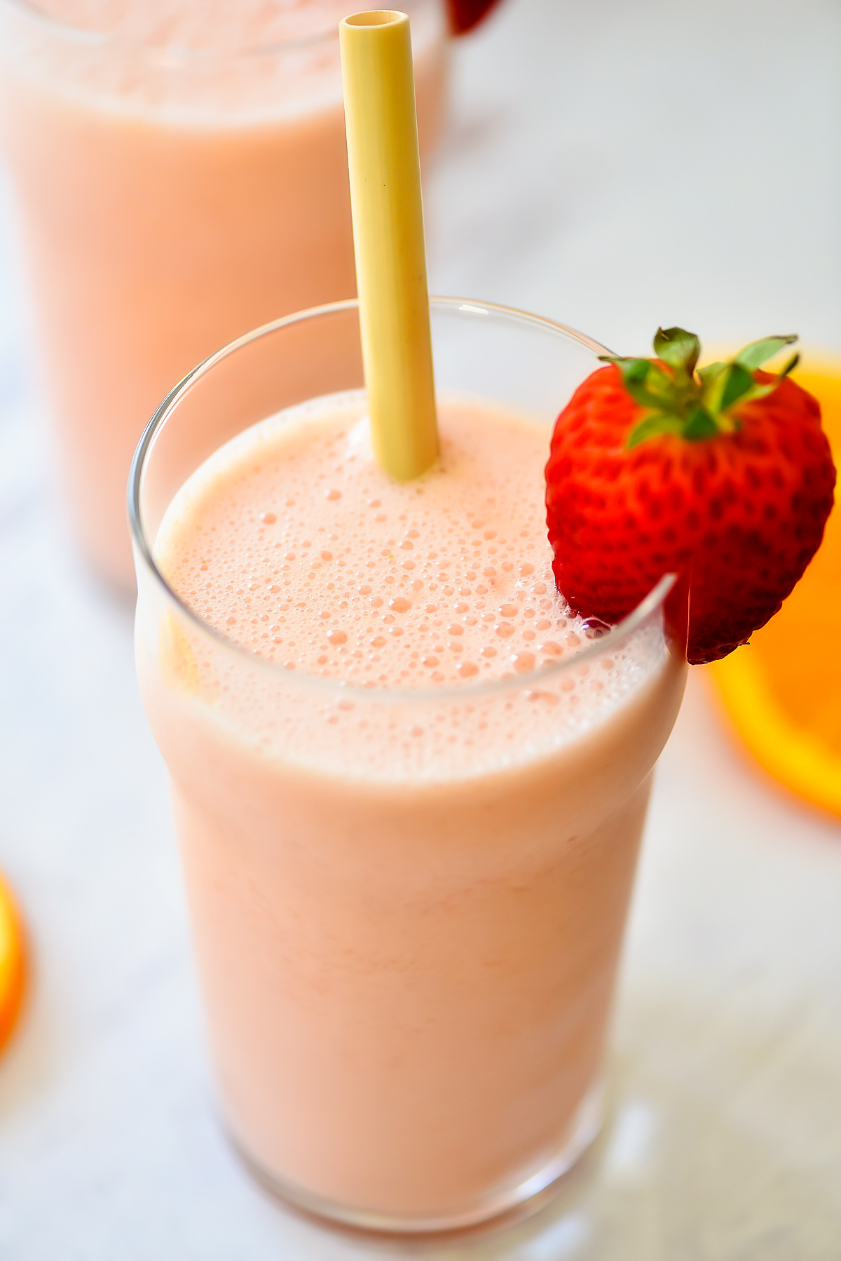 Strawberry Orange Julius are a delicious frozen drink with strawberry orange flavor. Life-in-the-Lofthouse.com