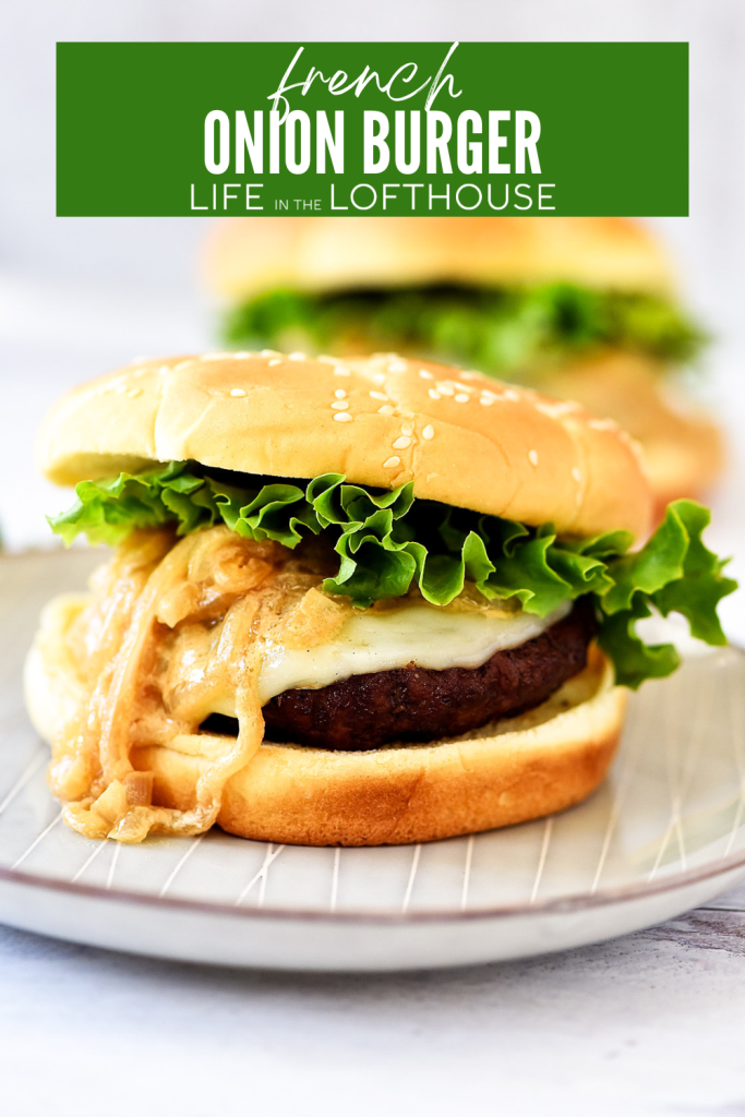 French Onion Burger
