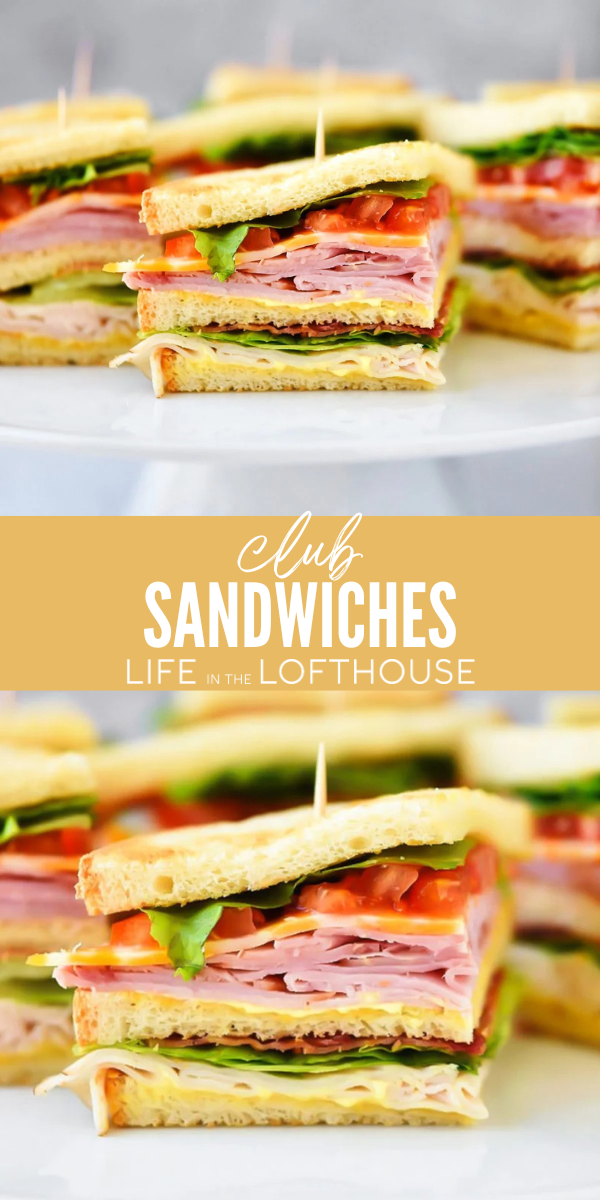 Club Sandwiches Pinterest Pin