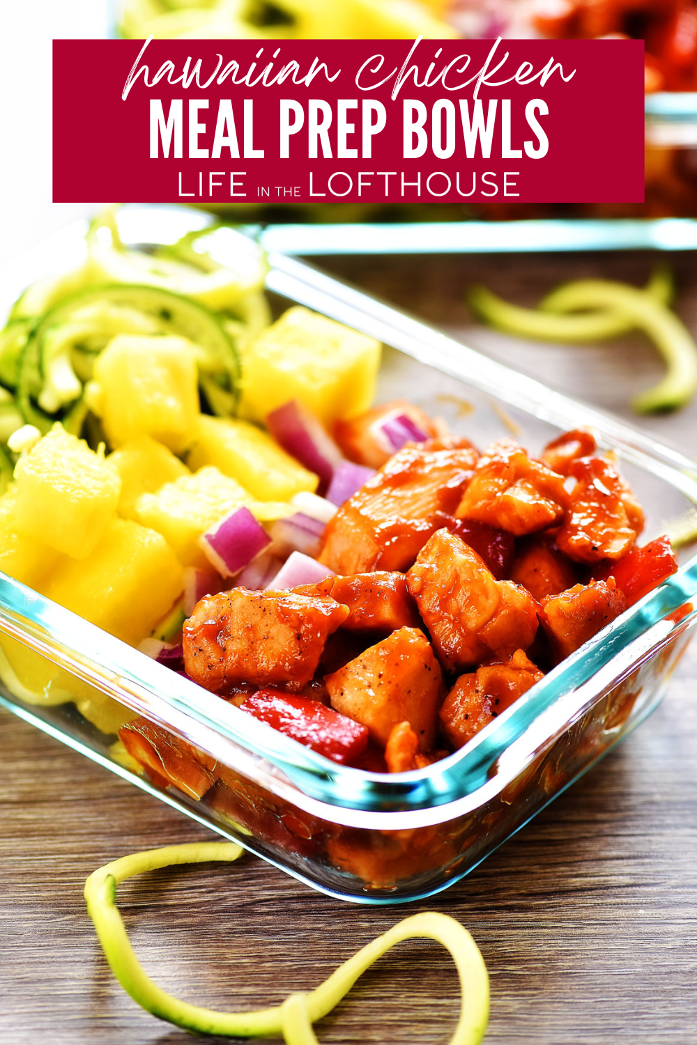 Hawaiian Chicken Meal Prep Bowls