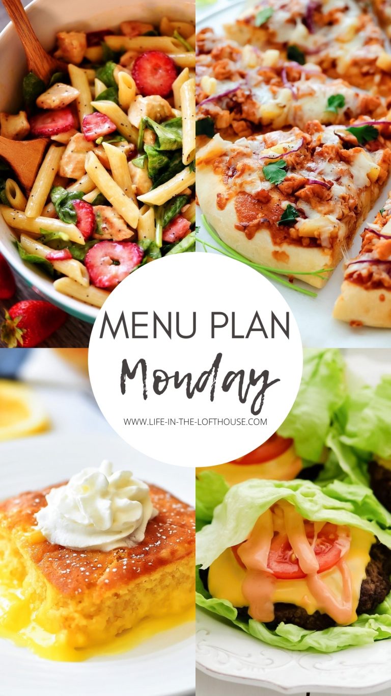 Menu Plan Monday is a weekly menu with delicious dinner recipes. All of the recipes are easy to follow and great for busy weeknights!