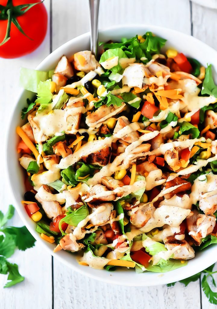 Tex Mex Chicken Chopped Salad