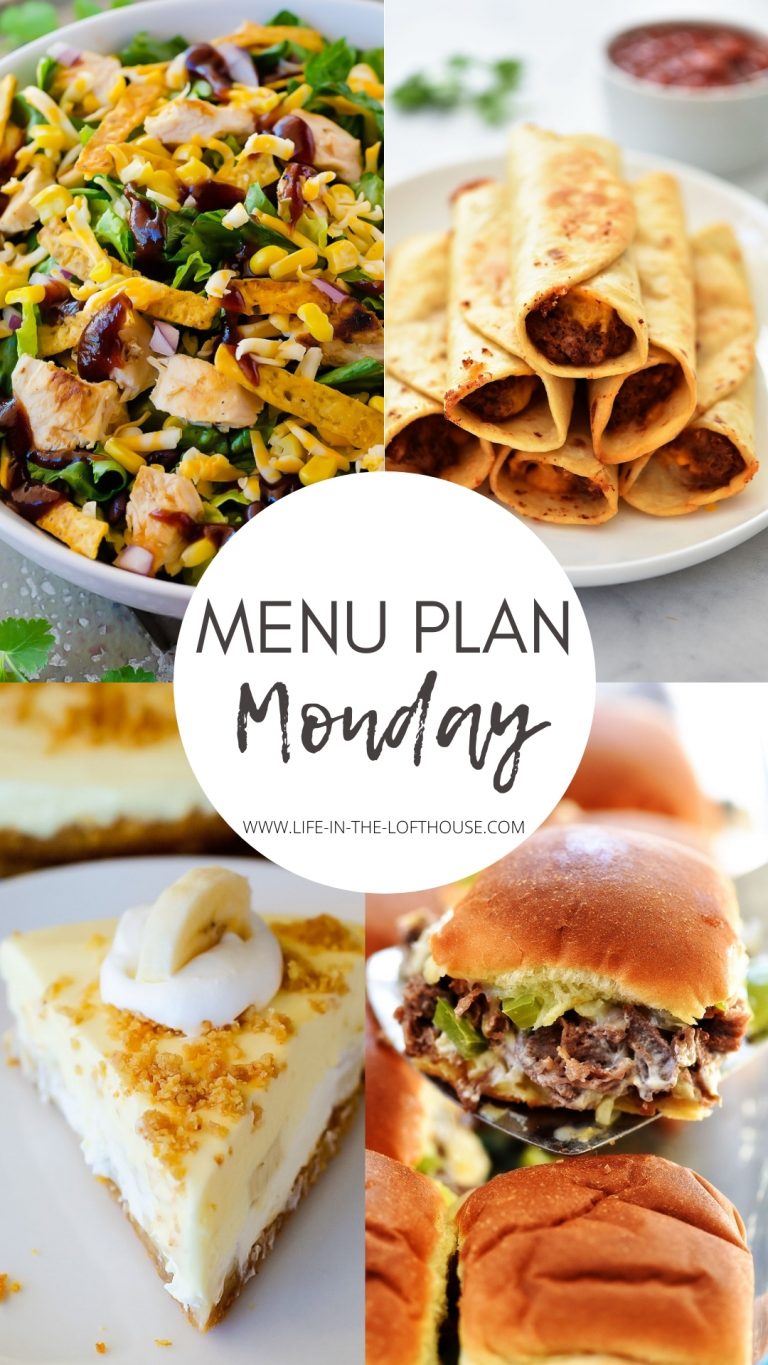 Menu Plan Monday is a weekly menu with delicious dinner recipes. All of the recipes are easy to follow and great for busy weeknights