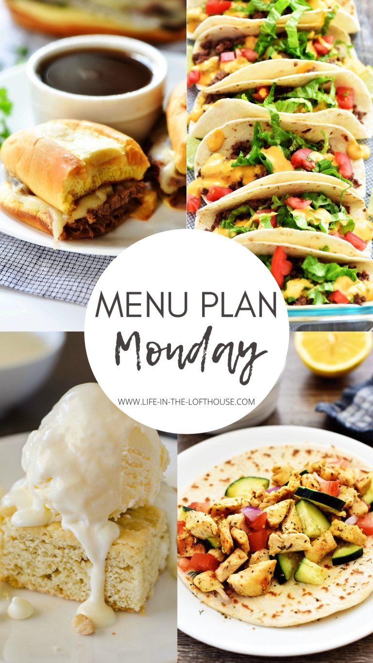 Menu Plan Monday is a weekly menu with delicious dinner recipes. All of the recipes are easy to follow and great for busy weeknights
