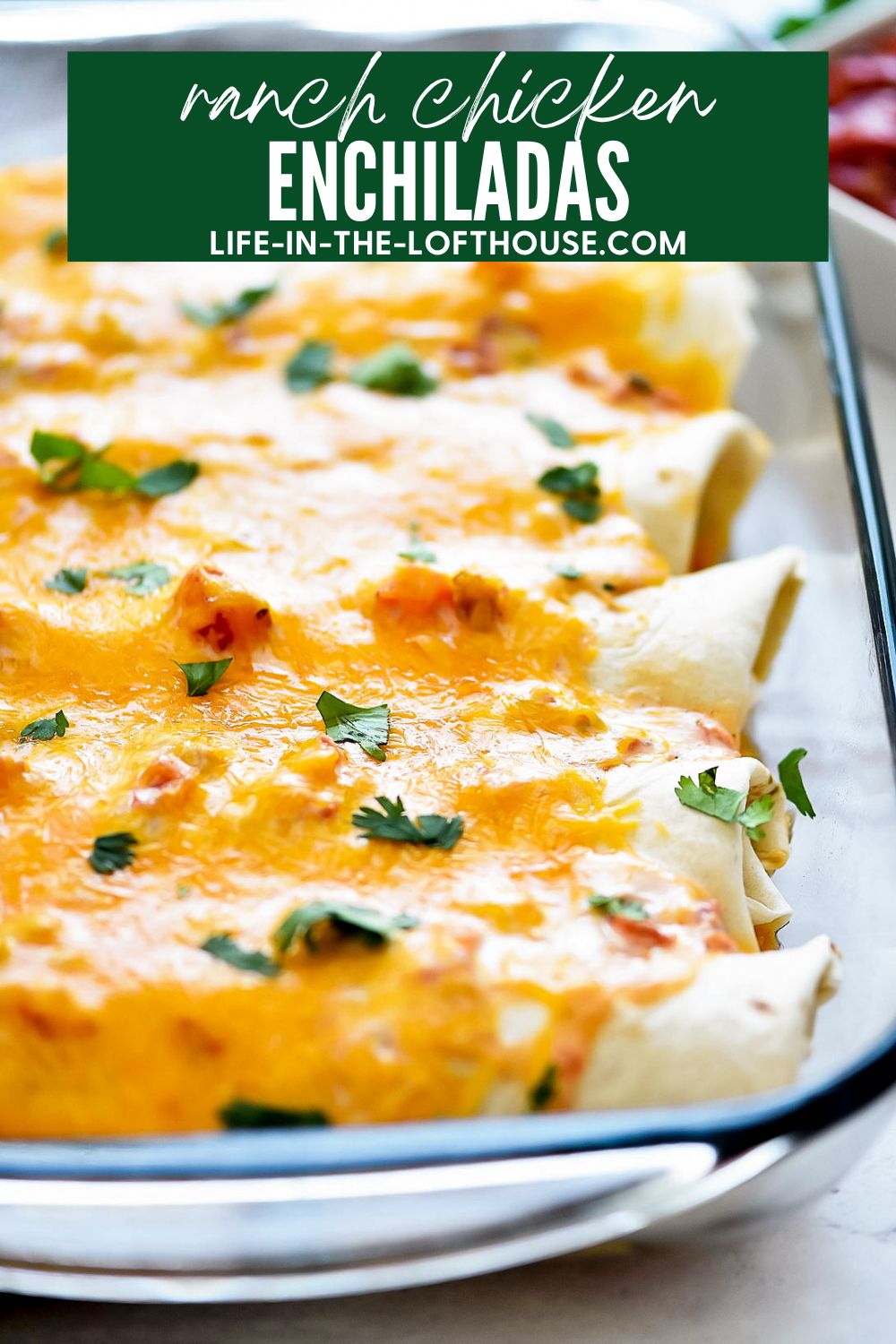 Ranch Chicken Enchiladas