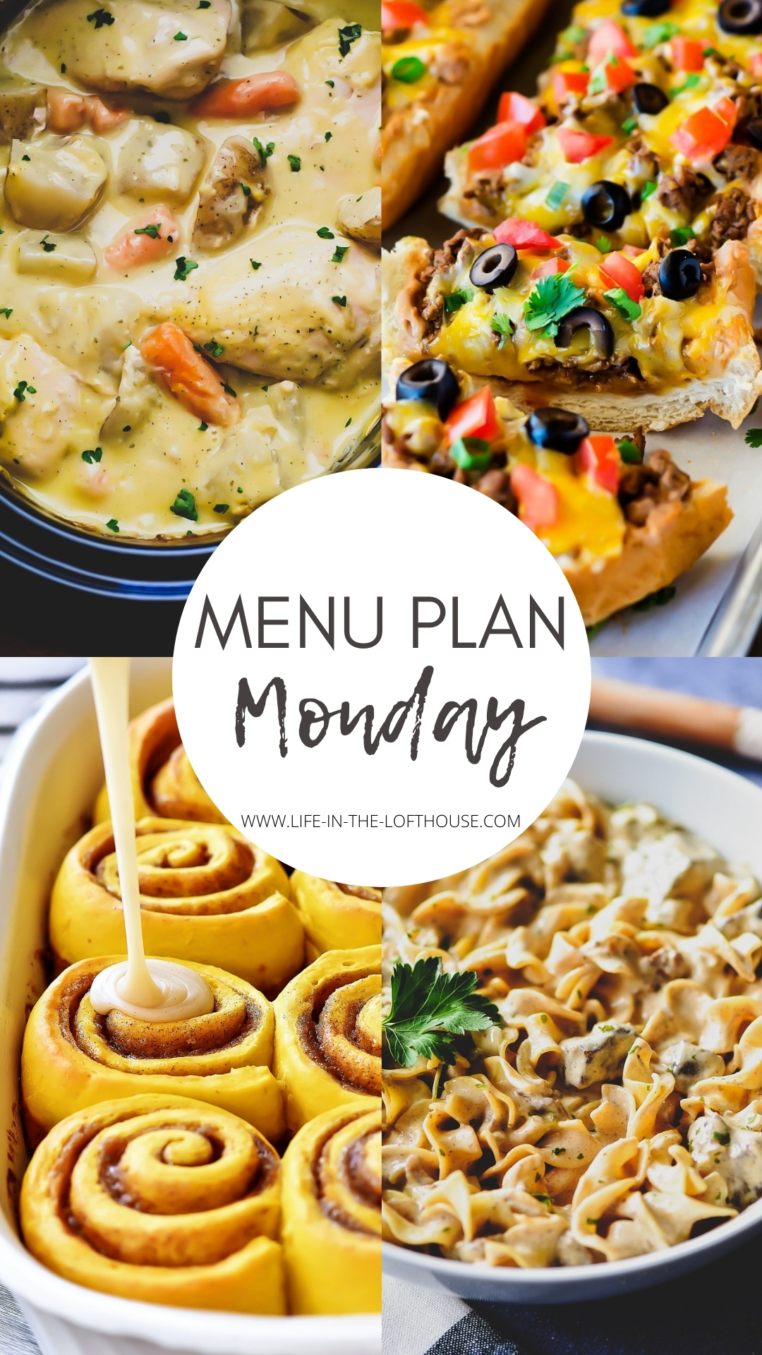 Menu Plan Monday is an easy dinner menu filled with six dinner recipes and one dessert. Life-in-the-Lofthouse.com