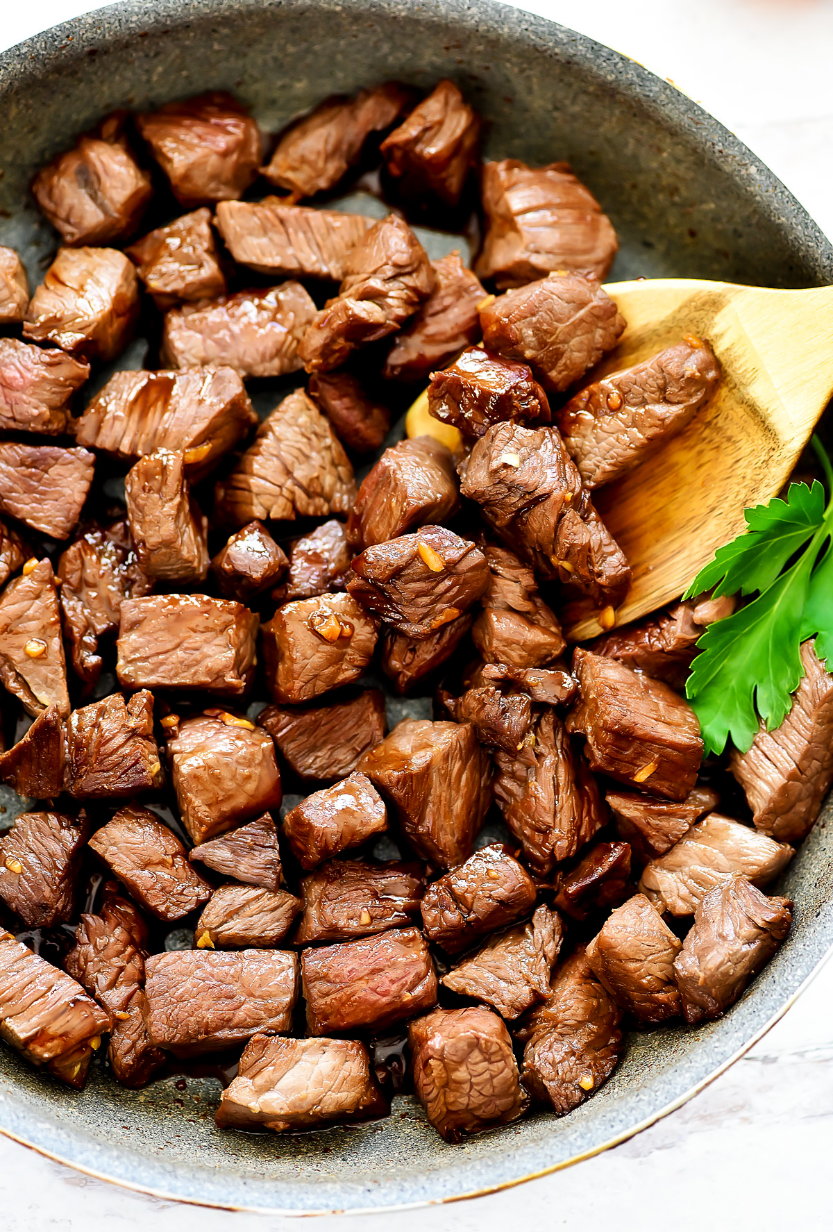 Honey Garlic Steak Bites